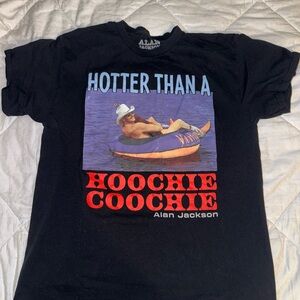 Black Alan Jackson Graphic T-Shirt